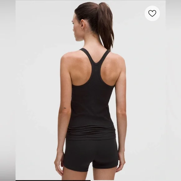 lululemon Ebb to Street Tank Top Light Support B/C Cup-Black- Size 12 - Picture 3 of 14